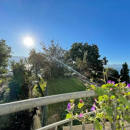 Idylle Am - Idyllisch Auf Der Insel Mit Balkon Und Seesicht Und Direkter Seelage * Линдау