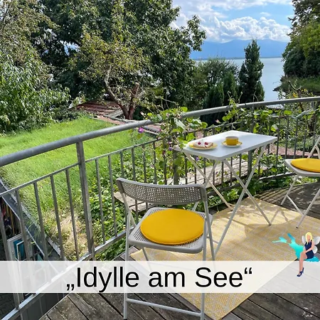 Idylle Am - Idyllisch Auf Der Insel Mit Balkon Und Seesicht Und Direkter Seelage Апартаменты *